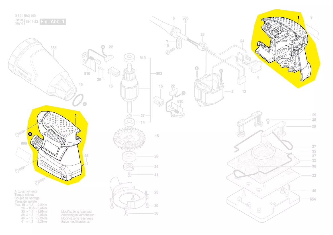 Coquille réf. 2 609 101 361 Bosch